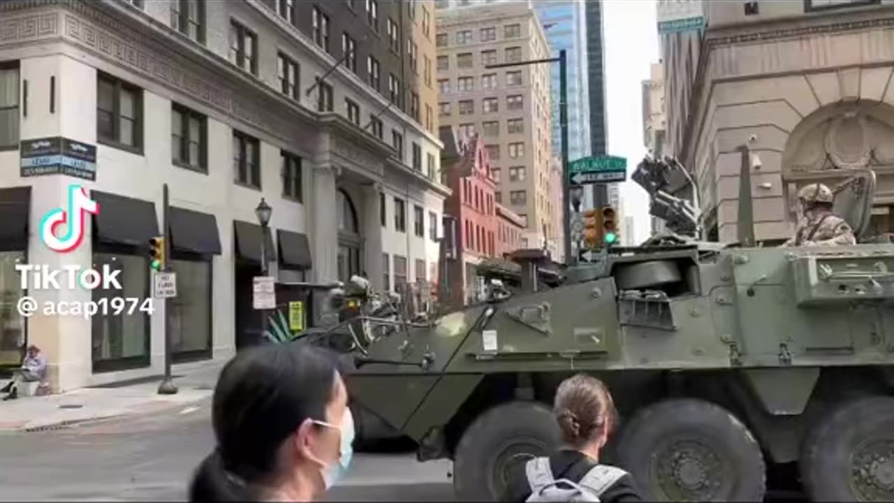 It’s almost as if the military is arresting some Democrats and blue states