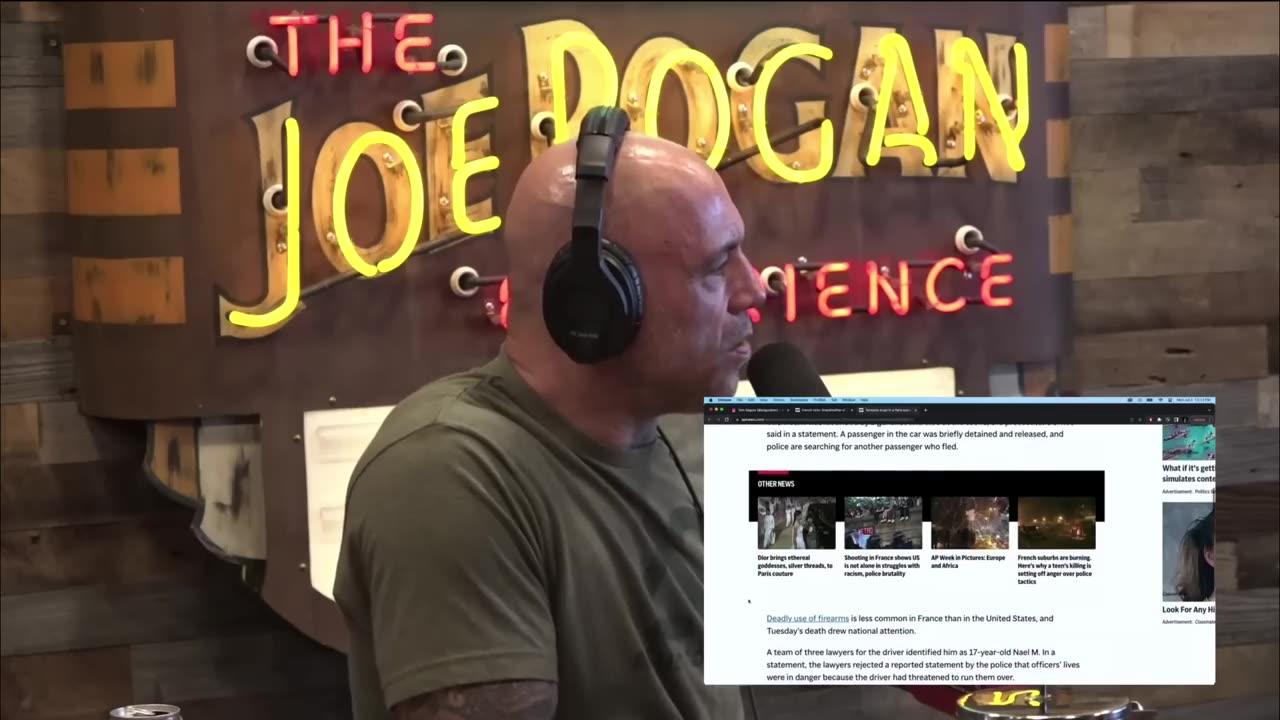 joe rogan France is falling apart