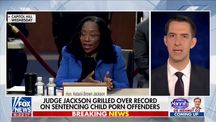 Sen. Cotton Holds Nothing Back in His Opinion of Judge Jackson