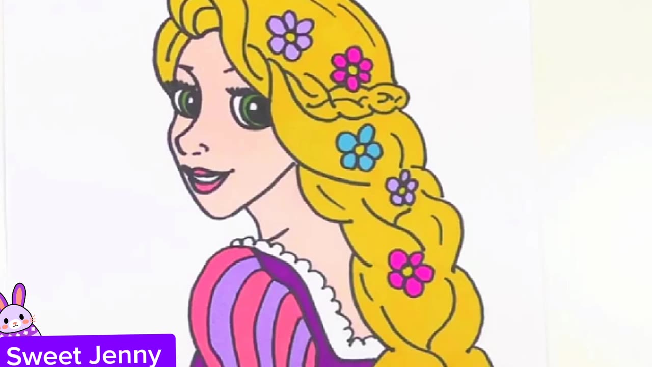 Let's Draw Rapunzel Together