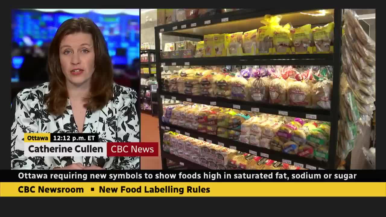 New food labels to show high levels of sodium, sugar, saturated fat