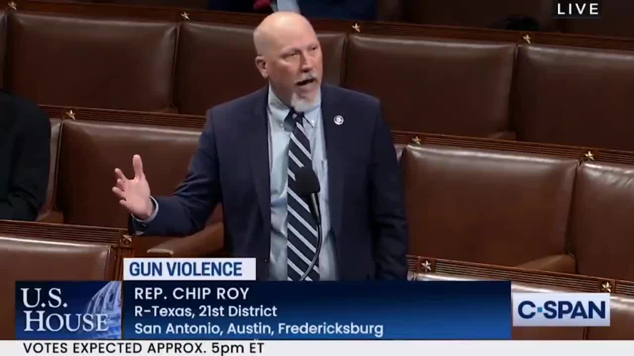 Chip Roy Blows Gun Laws out the Water