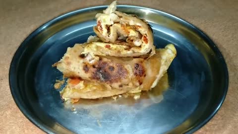 2 Recipes in 1 Vedio (Episode-5) Egg Roll