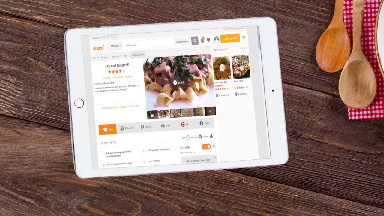 Searching For Recipes