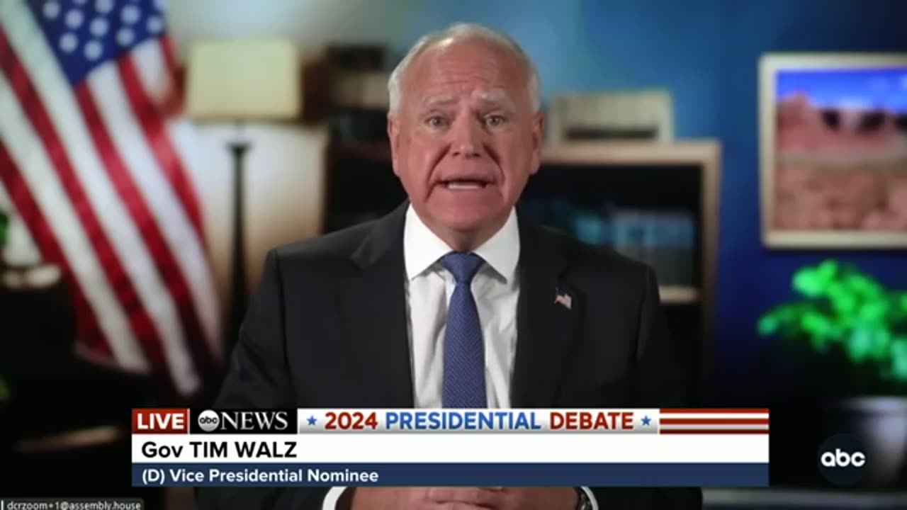 Tim Walz 'feeling great' after Harris-Trump presidential debate