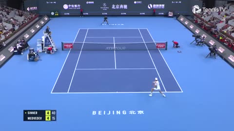 Sinner vs Medvedev , Beijing final ATP 500