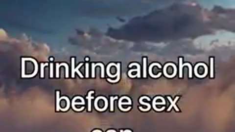 Marriage/relationship: Sex facts alcohol makes a person last longer 😂