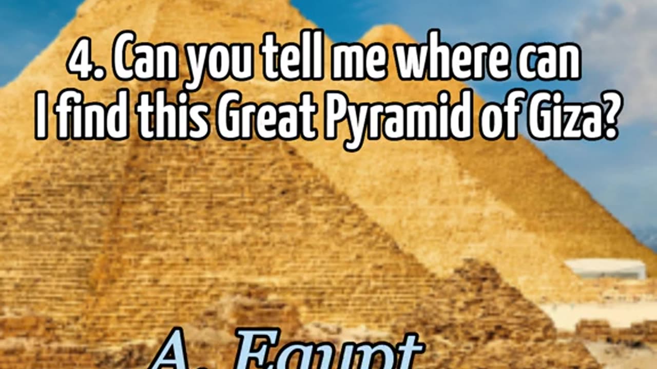 General Knowledge Part 6. Wonders of the World