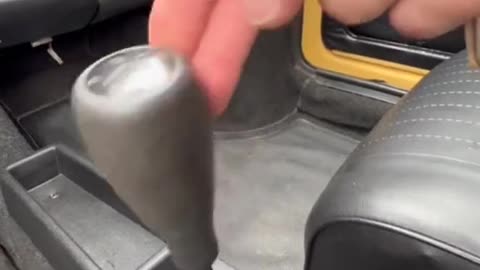 Car interior button configuration