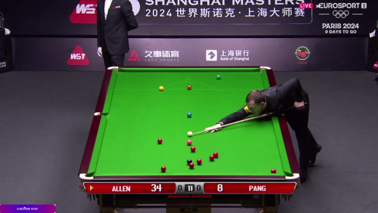 Mark Allen vs Pang Junxu CHINA SHANGHAI MASTERS FINALS 2024 Snooker