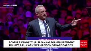 RFK Jr at Trump Madison Square Garden Rally: Democrats Now Support Everything They Used to Oppose