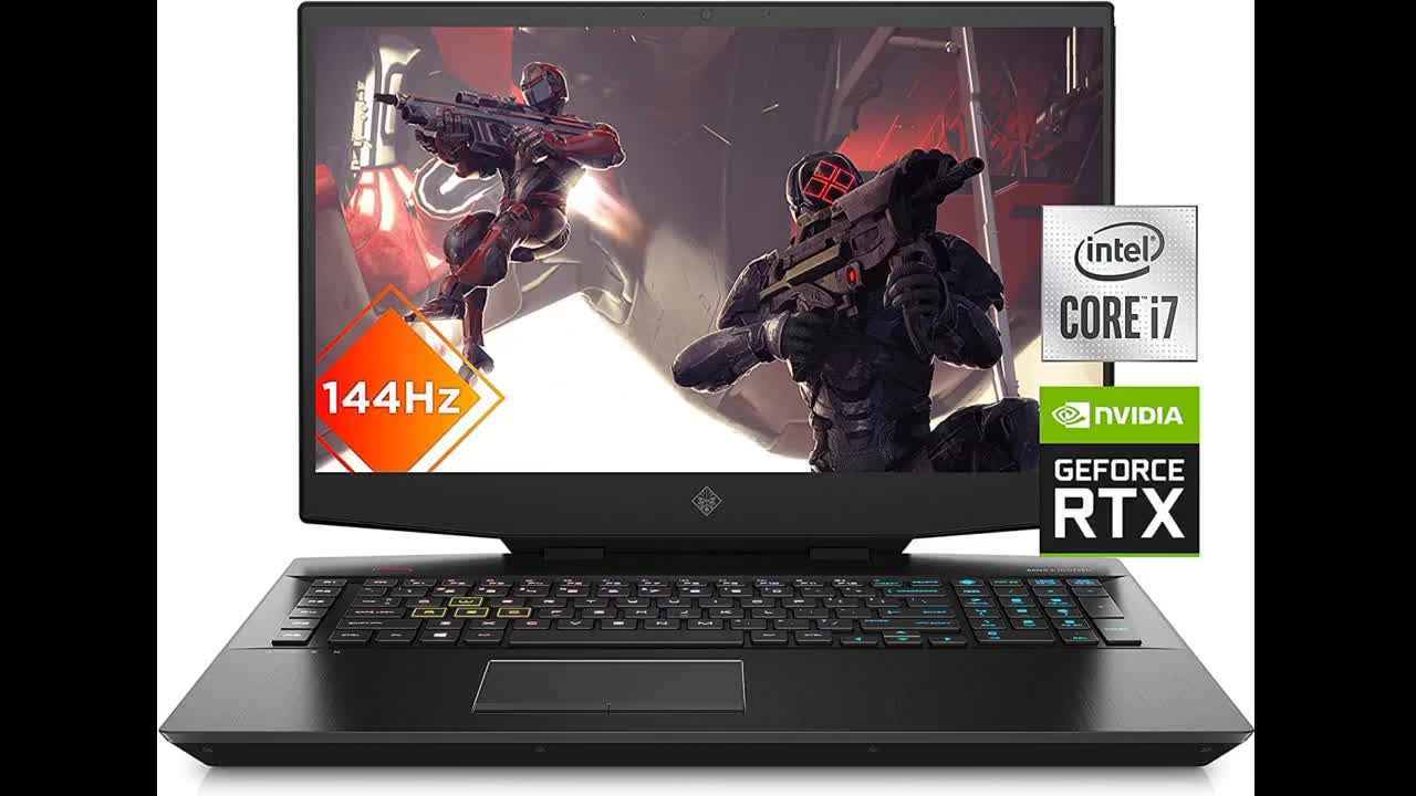 Review: HP OMEN 17 17.3" Gaming Laptop 144Hz i7-10750H 12GB RAM 512GB SSD RTX 2070 8GB - 10th G...