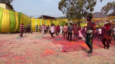 Holi celebration