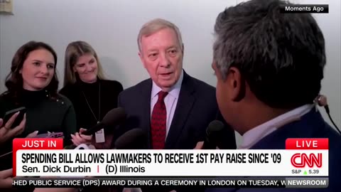 'About Time': Dick Durbin's Eyes Light Up After Learning Congress Could Be Giving Itself A Pay Raise