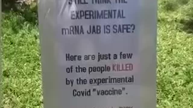 Memorial Park for the jabbed deceased in Brisbane