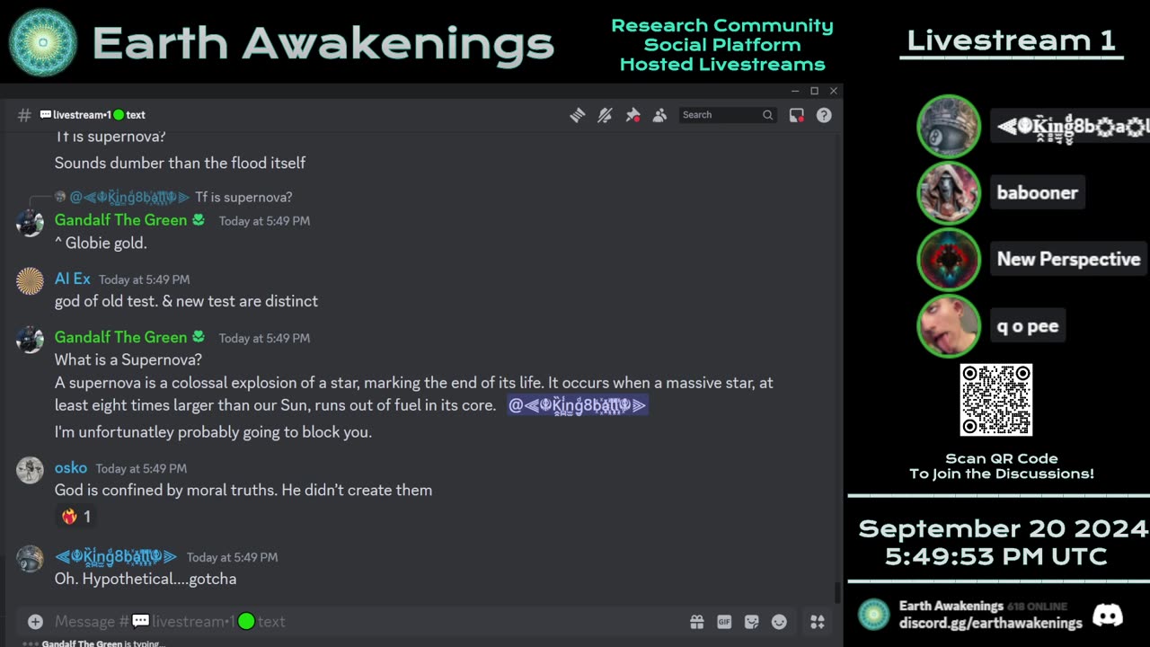 Earth Awakenings - Livestream 1 - #1876