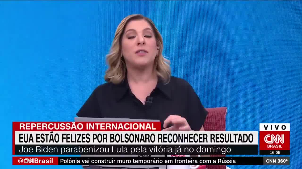 Estados Unidos estão felizes por Bolsonaro reconhecer resultado | CNN 360°