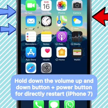 iPhone 7.8 fast restart