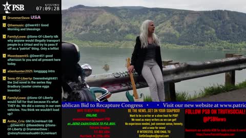 2022-06-13 07:00 EDT - Patriots Soapbox AM: with MykelJaye, SkyeBreeze