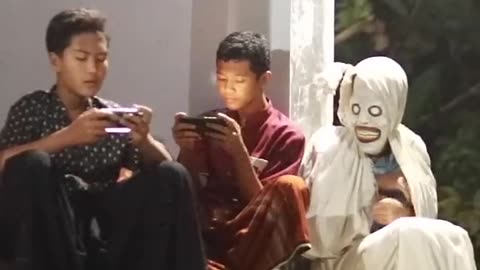 Scary ghost prank