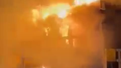 Massive Fire broke out during Hurricane Lisa in Caye Caulker