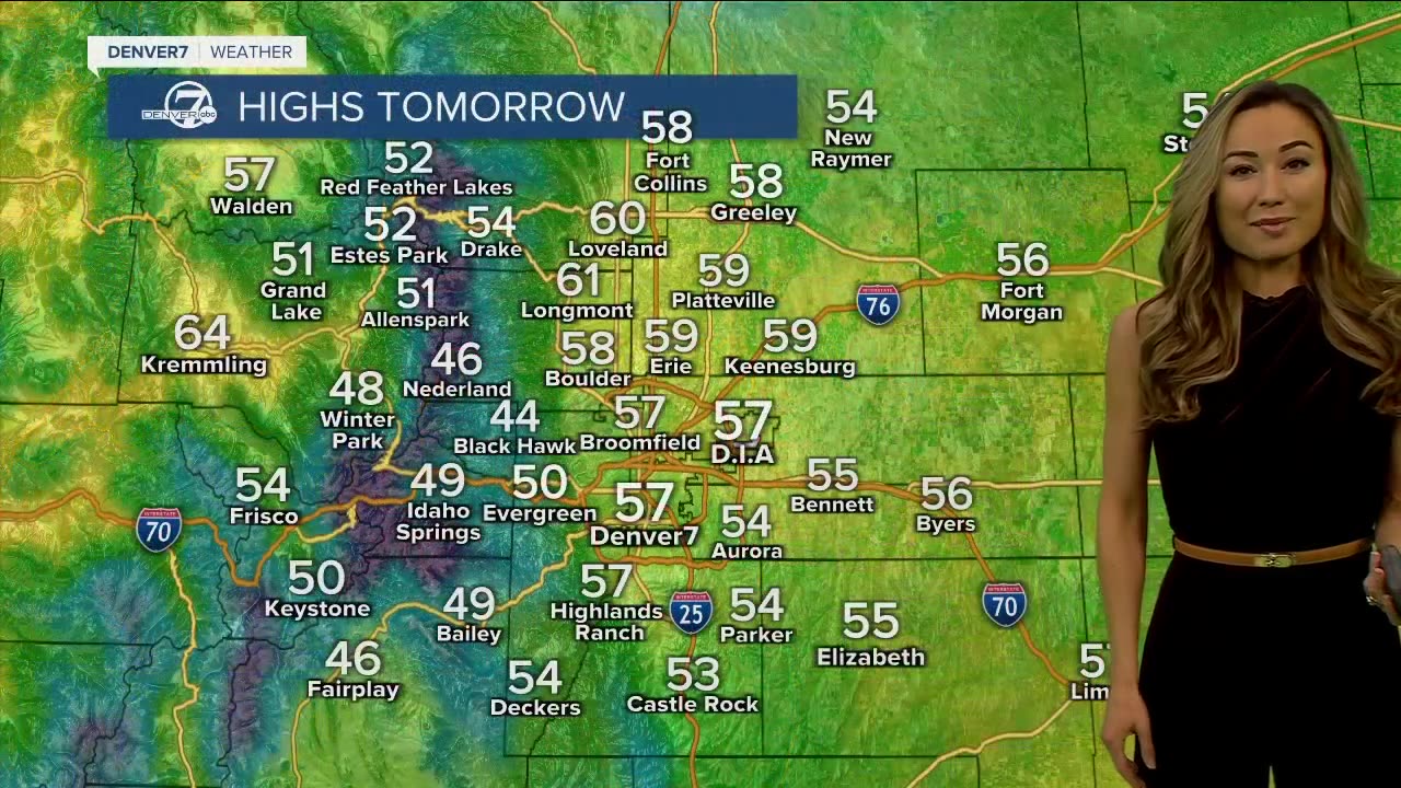 Cool and unsettled Mother's Day across CO