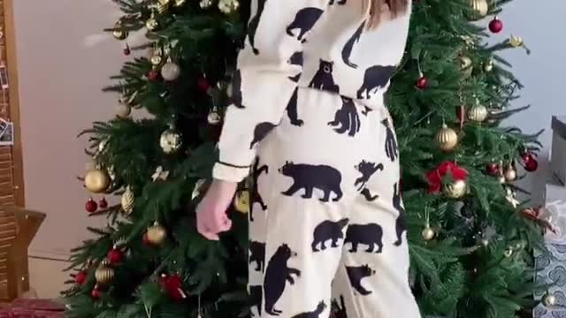 Female Cute Night Suit Long Sleeve Sleepwear