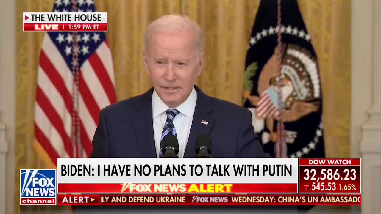 Biden: No One Expected My Sanctions on Russia to Prevent Anything