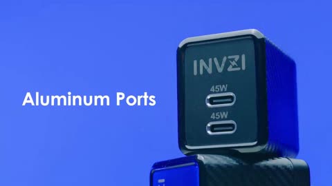 INVZI GaNHub: World's Smallest 45W Dual USB-C GaN Charger