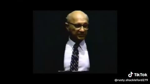 Shortages explained by Milton Friedman