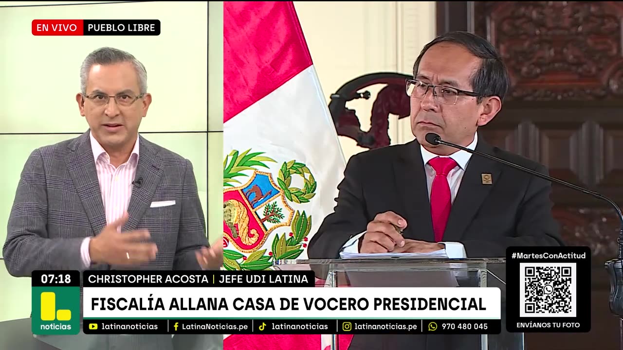 Fiscalía allana casa de Freddy Hinojosa: Fue director de Qali Warma con Dina Boluarte de ministra