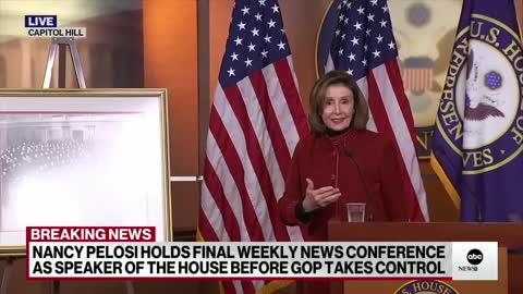 'It's been a momentous week for our democracy' Pelosi l ABCNL