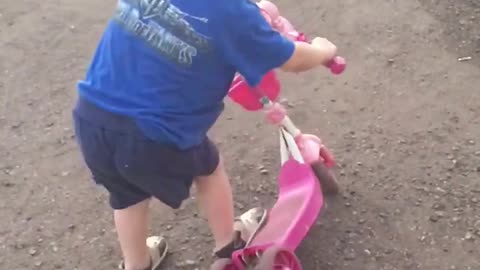 How to break a scooter