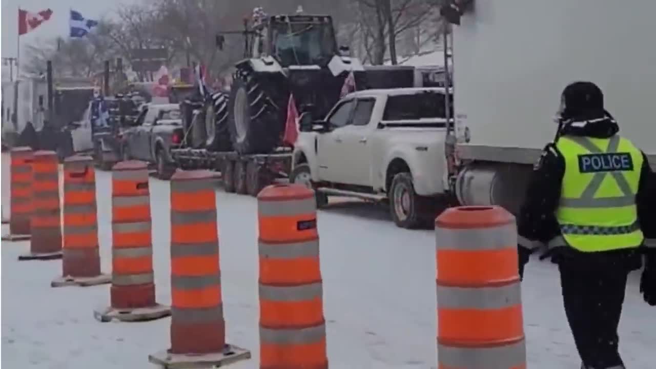 Big freedom trucker convoy