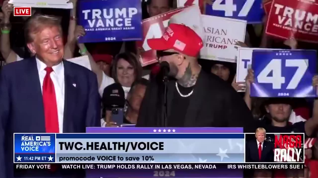 WOW! LATIN MUSIC SUPERSTAR NICKY JAM ENDORSED RIGHTFUL PRESIDENT TRUMP LAST NIGHT!