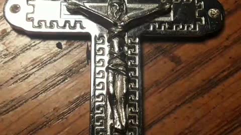 Strange metal medallion found🧐??