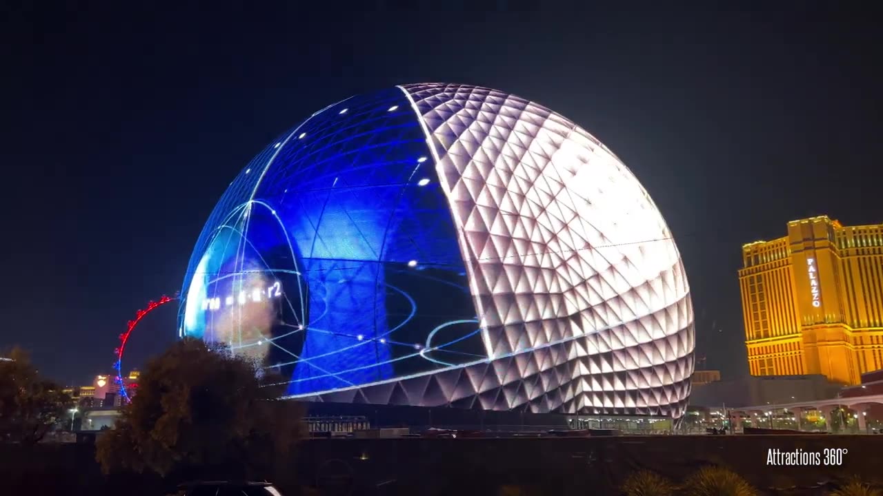 THIS IS THE 2.3 BILLION SPHERE IN LAS VAGAS