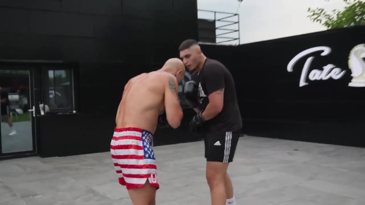 Andrew tate body only sparring