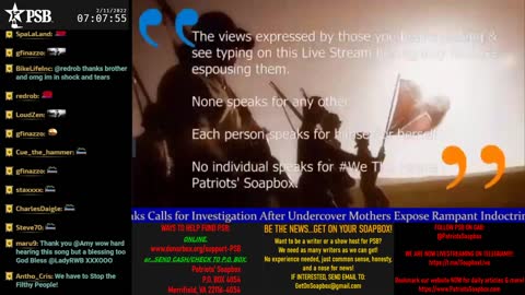 2022-02-11 07:00 EST - Patriots Soapbox AM: with LadyRWB , MykelJaye & DD