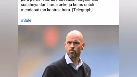 Kebijakan Terbaru Eric Ten Hag Tentang Kontrak Pemain