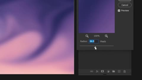 How to create a gredient background with Adobe Photoshop