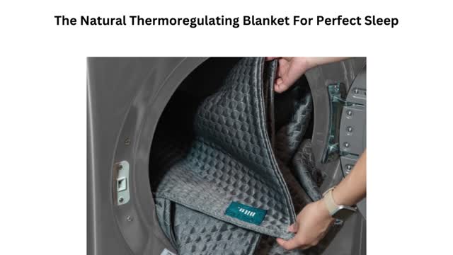 The Natural Thermoregulating Blanket For Perfect Sleep