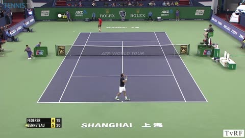 Federer - Benneteau | Shanghai 2014 QF