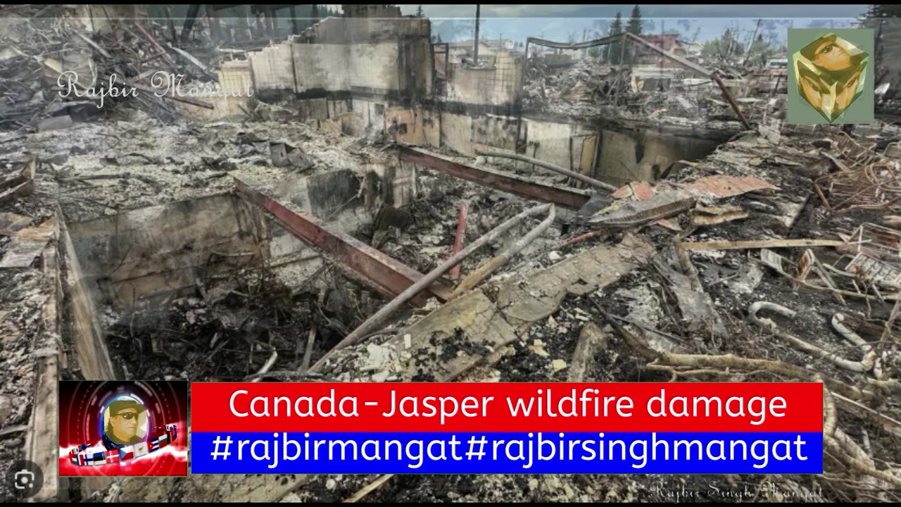 Canada-Jasper wildfire damage