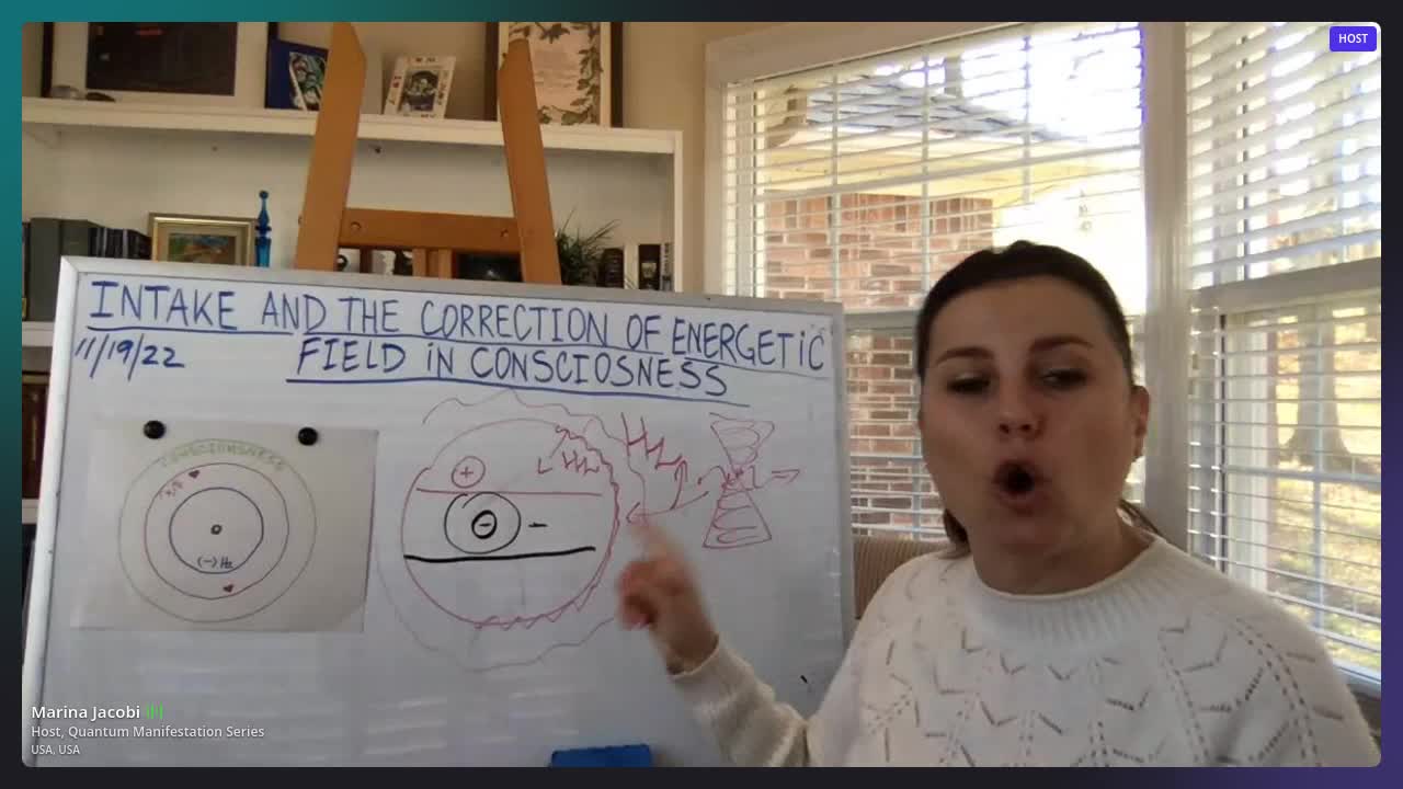 Marina Jacobi - Intake and The Correction Of Energetic Field in Consciousness. S5 E45