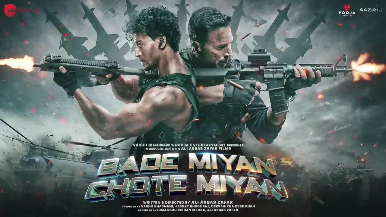 Bade Miyan Chote Miyan - Title Track | Akshay Kumar , Tiger Shroff | Vishal Mishra,Anirudh,Irshad K