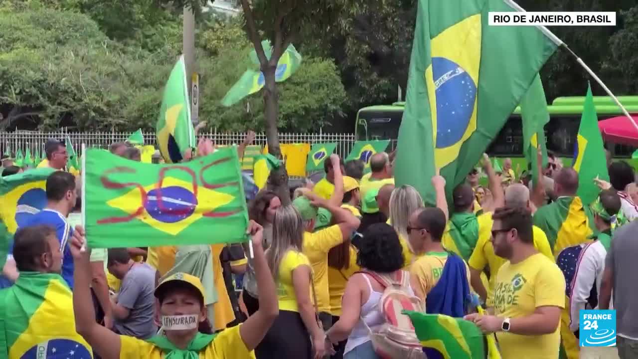 Las protestas bolsonaristas en Brasil continúan, aunque ahora con menor intensidad • FRANCE 24