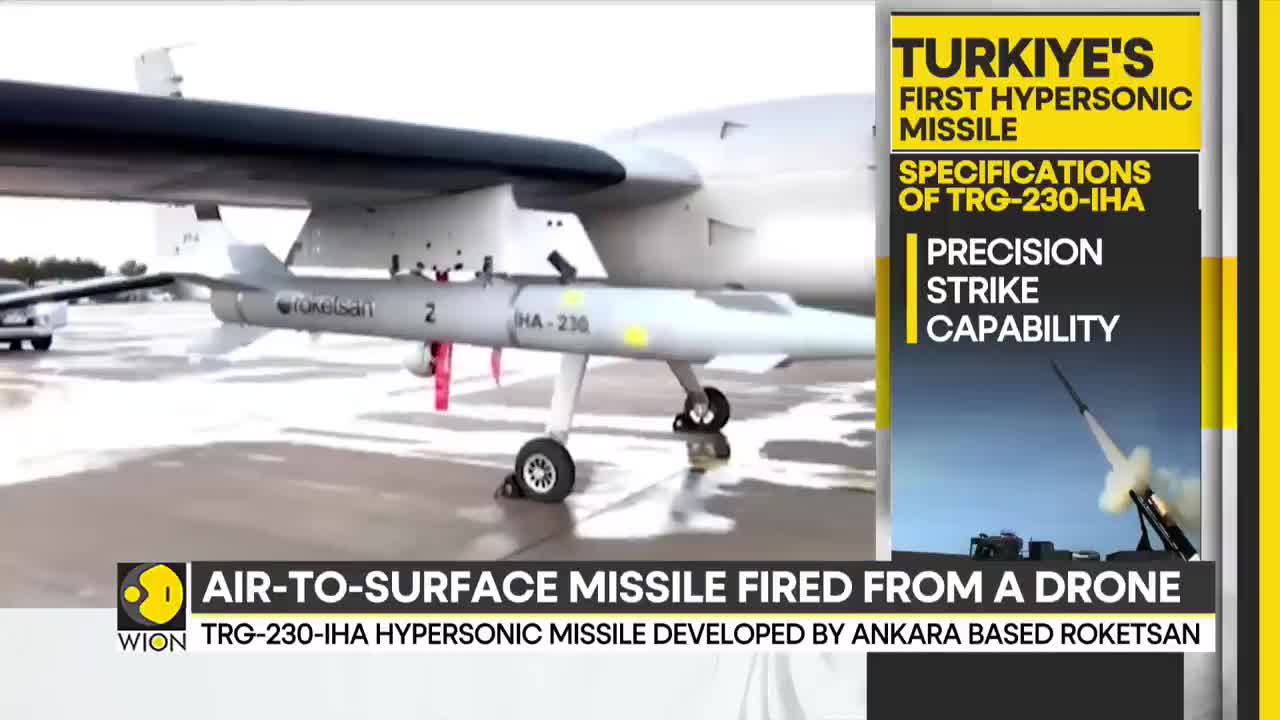 TRG-230-IHA hypersonic missile developed by Ankara based Roketsan