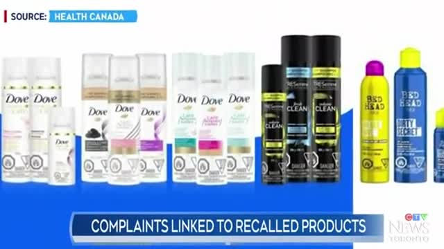 Health Canada recalls dry shampoo products because it contains carcinogenic chemical benzene.