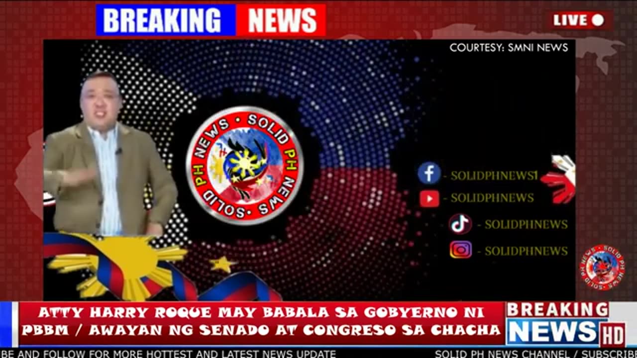 ATTY HARRY ROQUE SA PAGBAGSAK NG PALASYO TULAD NI MARCOS SR / TAMBALOSLOS PURO KASINUNGALINGAN LANG!